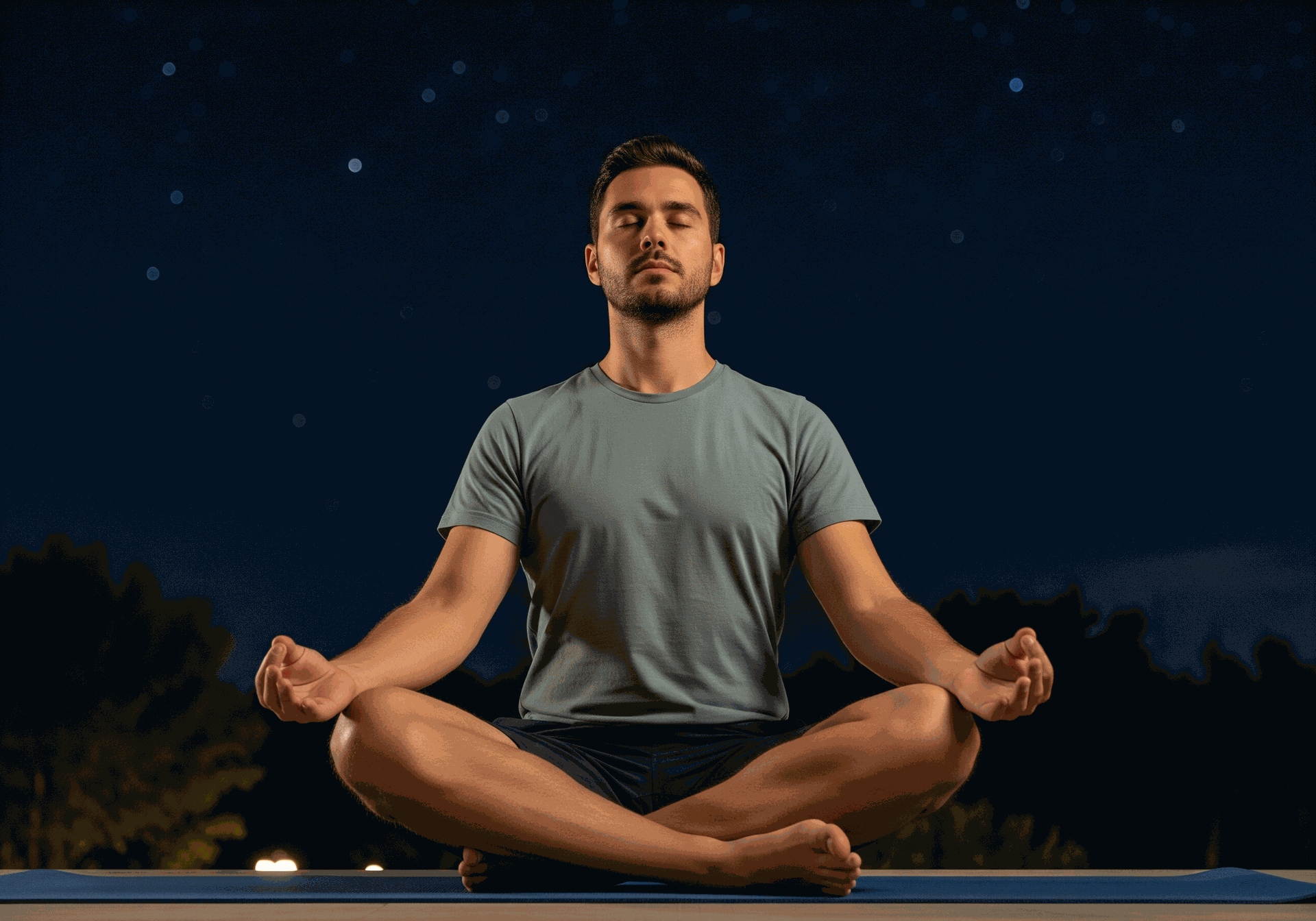 Persona practicando mindfulness en su rutina diaria