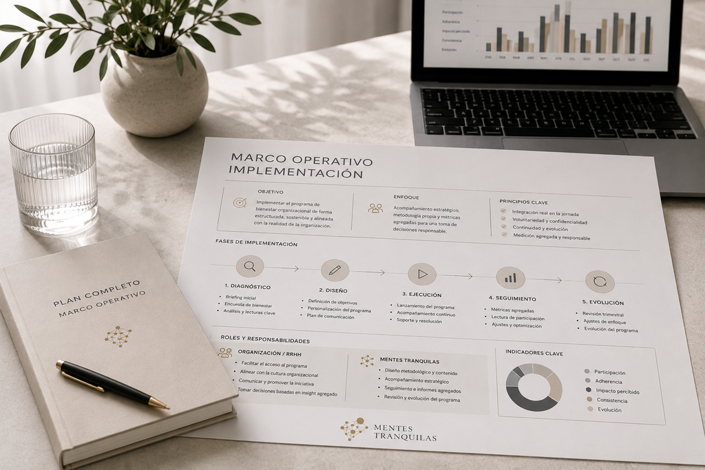 Marco operativo · Implementación
